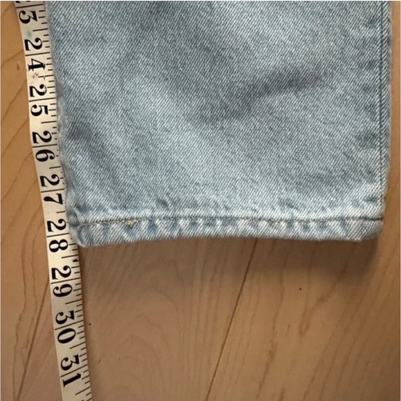 BNWT- Levi’s Premium 501 Original Cropped Light Wash Jeans (25/28) - Picture 11 of 12